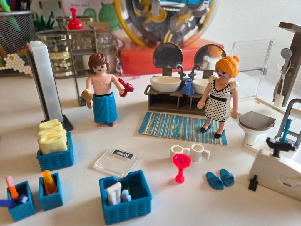 Playmobil 9268 Badkamer, Ophalen of Verzenden, Zo goed als nieuw, Complete set