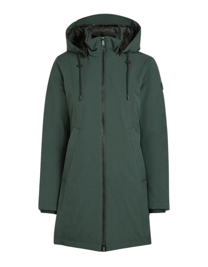 dames winterjas, Ophalen, Maat 46/48 (XL) of groter, Zo goed als nieuw, Groen