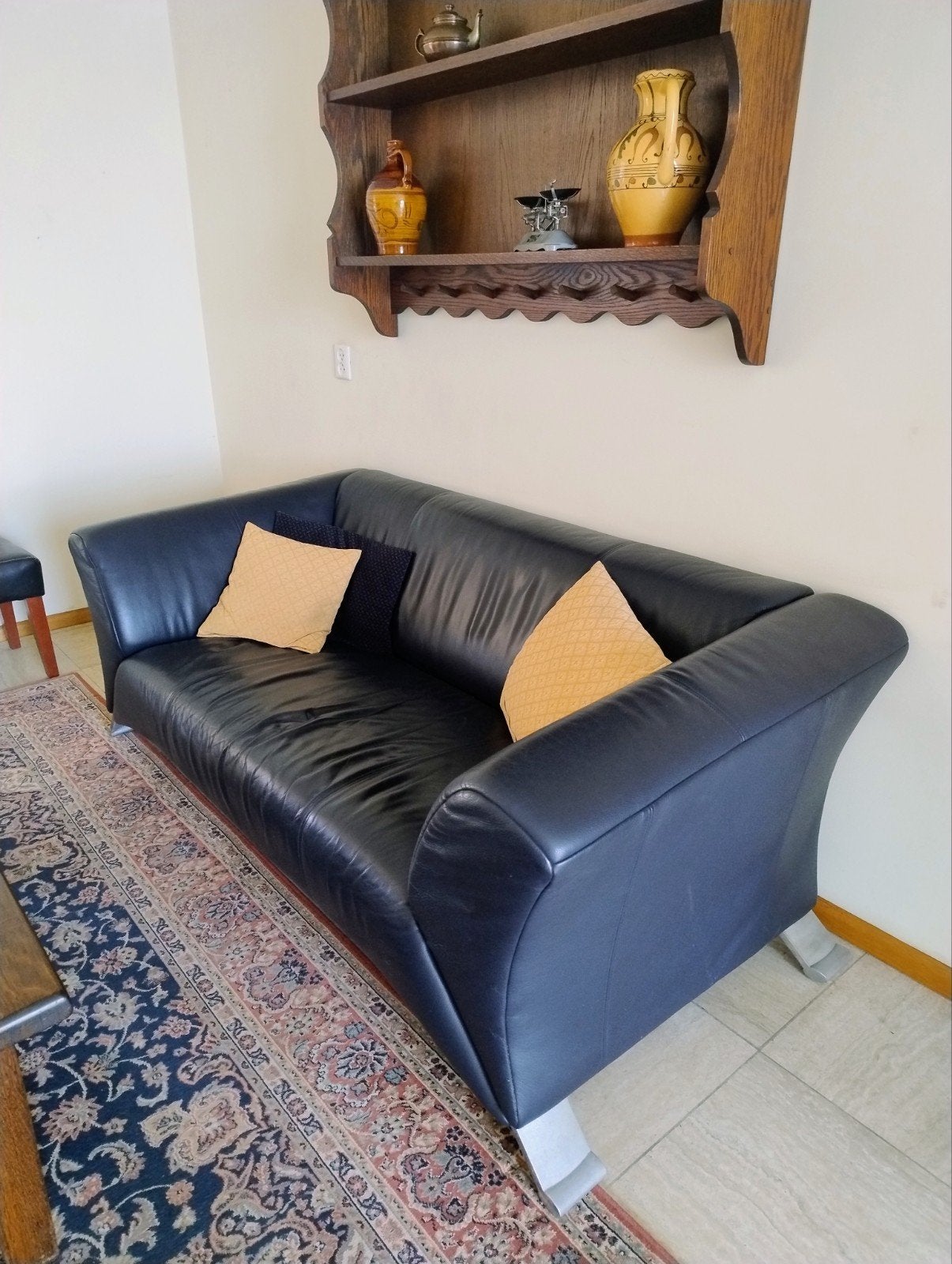 Tweezits bank, Ophalen, Gebruikt, 150 tot 200 cm, Tweepersoons