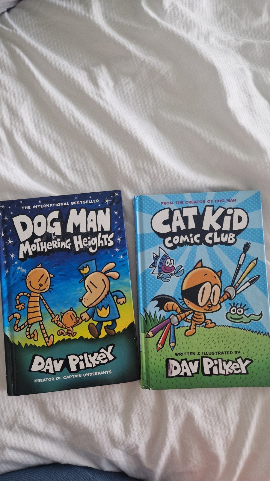 Dog Man & Cat Kid boeken - Dav Pilkey (2 stuks), Ophalen of Verzenden