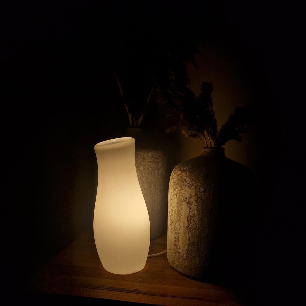 Vintage ikea lamp., 50 tot 75 cm, Modern, Sfeervol, Ophalen of Verzenden, Glas