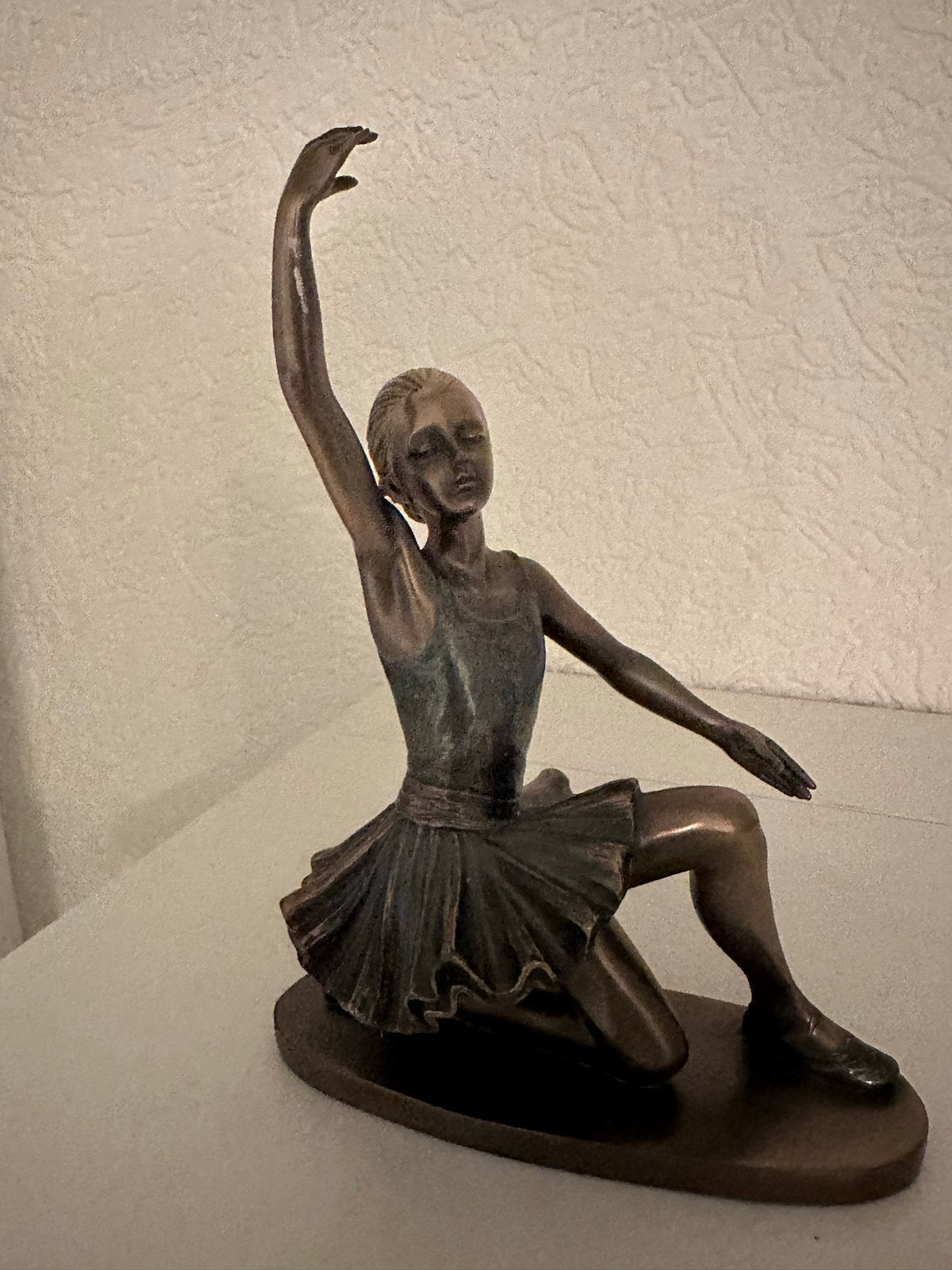 Prachtig bronzen beeld van ballerina - Veronese 2008, Minder dan 20 cm, Ophalen of Verzenden, Brons, Gemerkt