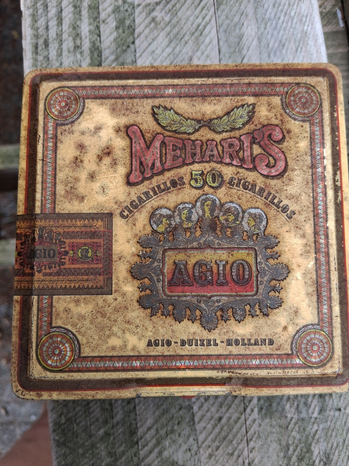 Vintage Mehari's Sigarenblik - Agio-Duizel Holland, Ophalen of Verzenden, Gebruikt, Overige, Overige merken