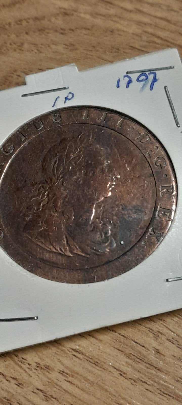 1 Penny Georgius 111 G.B. 1797, Ophalen of Verzenden, Noord-Amerika
