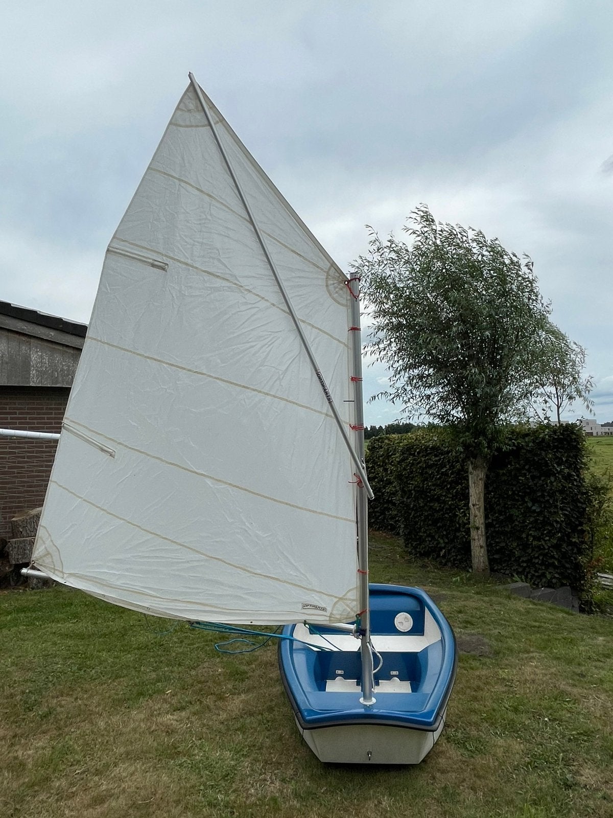 Optimist met accessoires., Watersport en Boten, Gebruikt, Minder dan 15 m², Overige typen, Ophalen