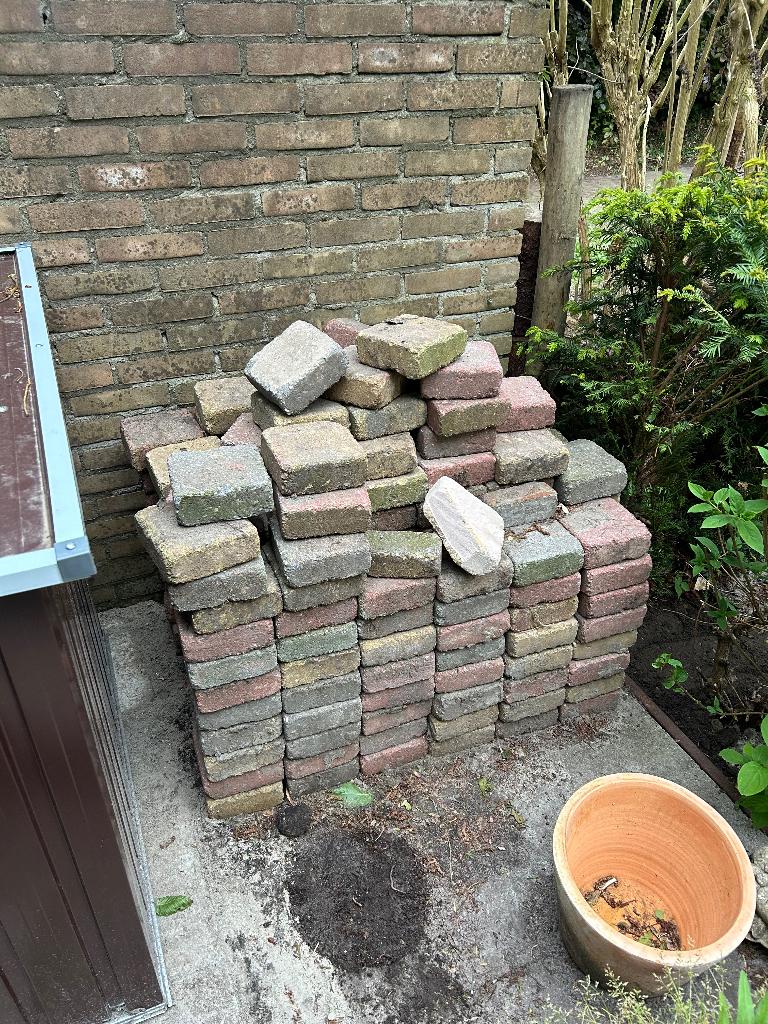 Sierstenen en tuintegels (gratis af te halen), Tuin en Terras, Ophalen, Gebruikt, 5 tot 10 m², Natuursteen