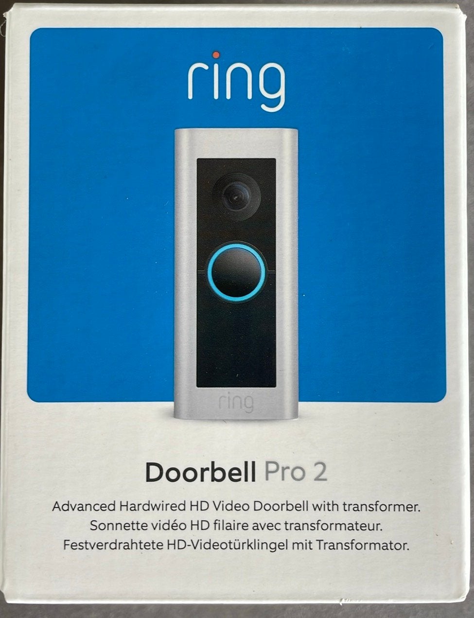 Ring Doorbell Pro 2 - bedrade videodeurbel, Ophalen of Verzenden, Zo goed als nieuw, Buitencamera