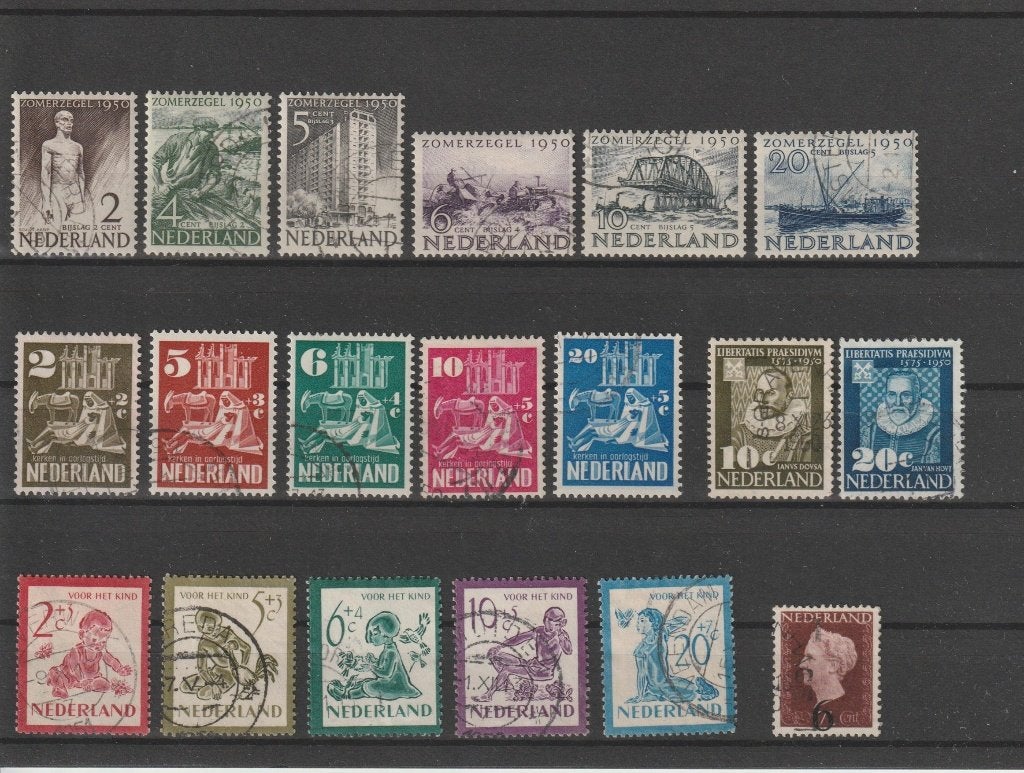 Nederland - jaargang 1950 gestempeld, compleet., Ophalen of Verzenden, Na 1940, Gestempeld