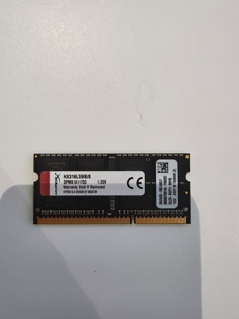 Kingston HyperX Impact 8GB DDR3L 1600MHz SO-DIMM laptop RAM, Computers en Software, RAM geheugen, 8 GB, DDR3, Ophalen of Verzenden