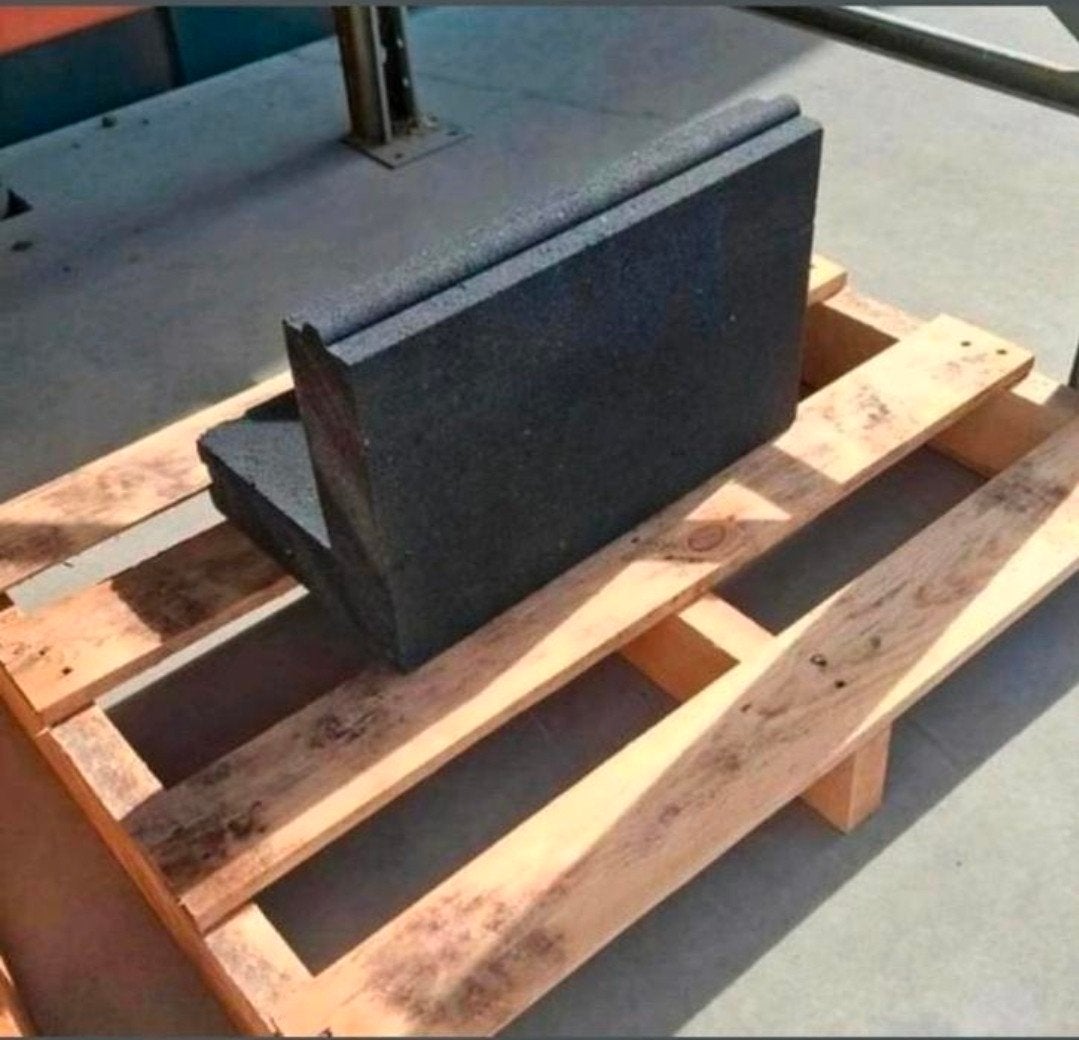 Nieuw op pallet 1x Betonband hoekstuk antraciet 7x40x25, Ophalen, Nieuw, Beton, Overige typen