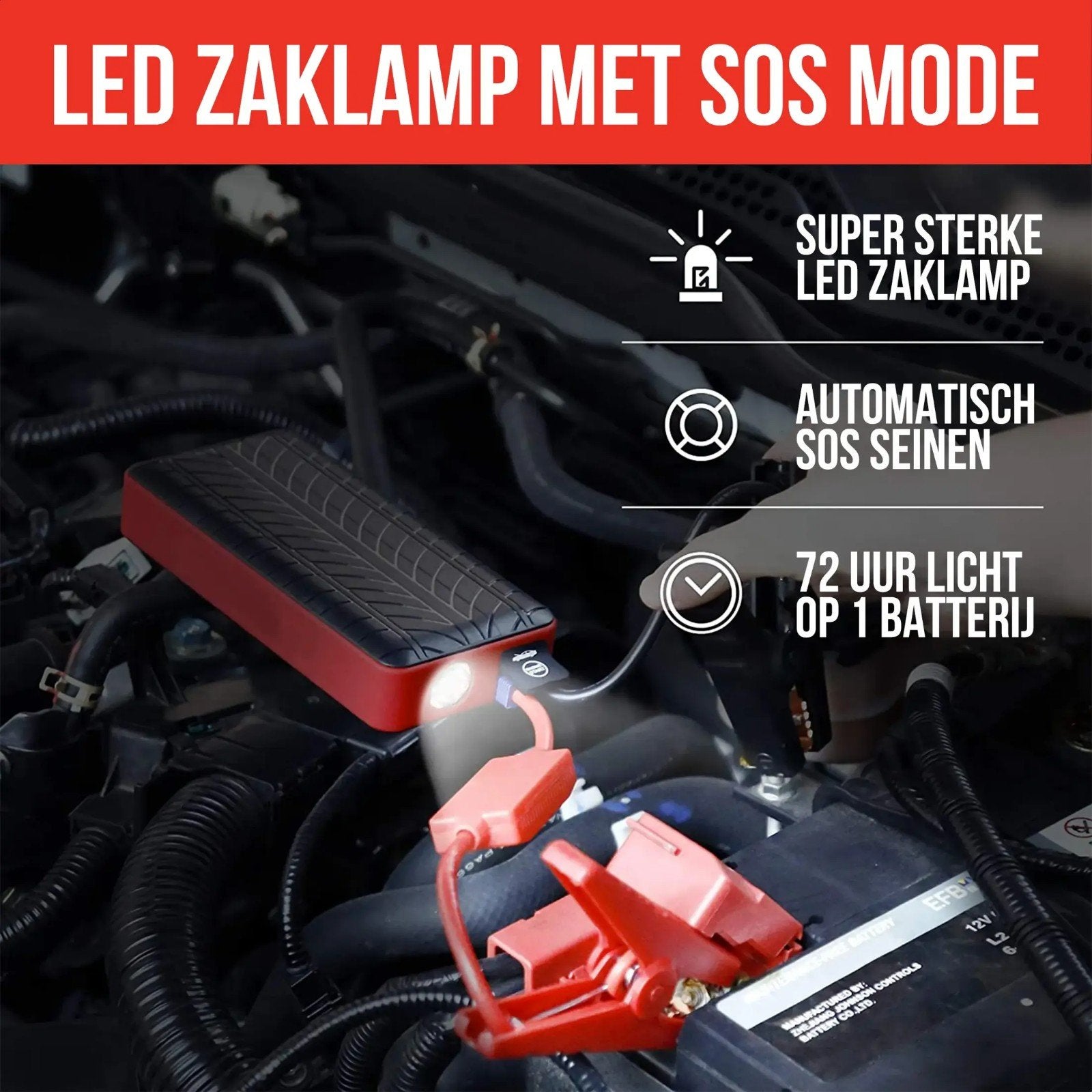 Jumpstarter 4-in-1 Auto - 1000A - Nieuw, Ophalen of Verzenden, Nieuw