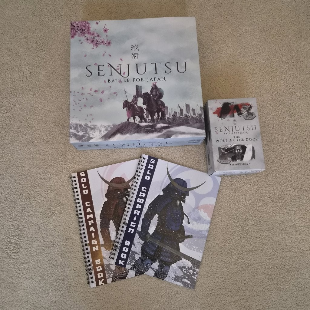 Senjutsu - Battle for Japan bordspel, Een of twee spelers, Ophalen of Verzenden, Nieuw, Stone Sword games