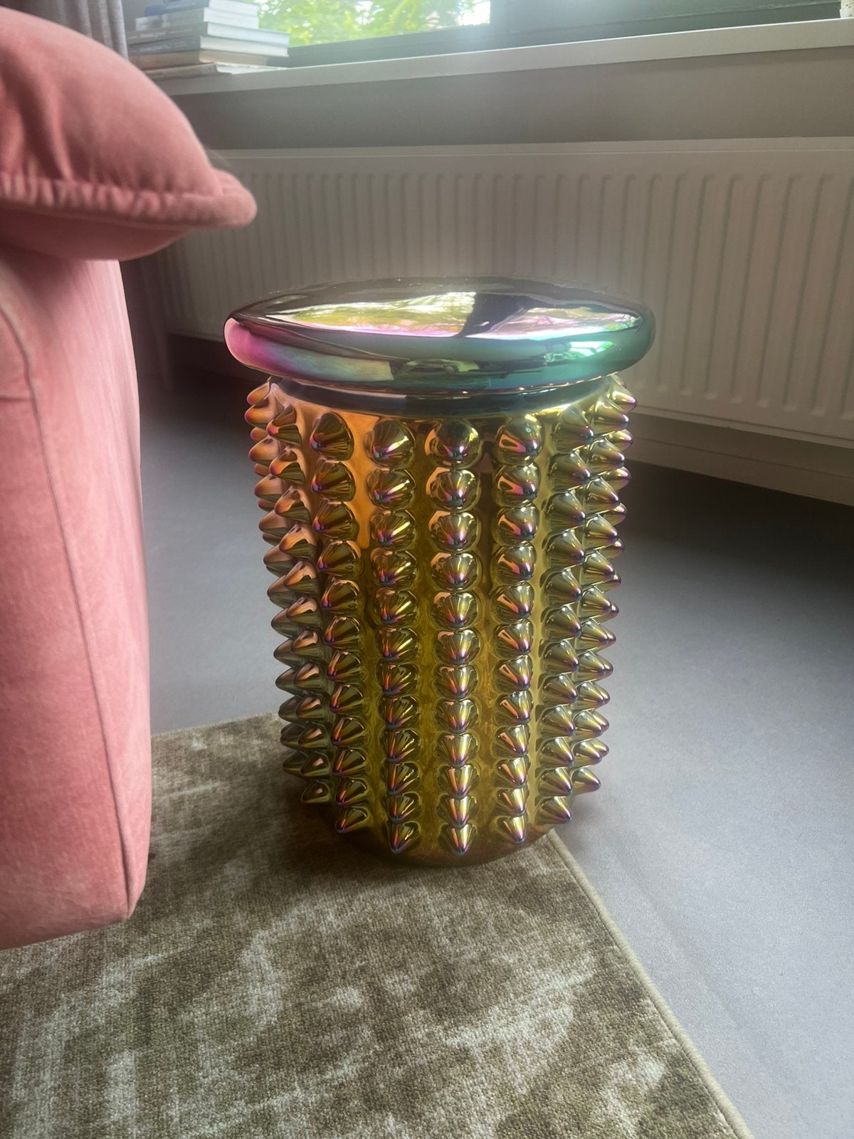 Pols Potten bijzettafel / kruk, Huis en Inrichting, Overige materialen, Minder dan 55 cm, Rond, Zo goed als nieuw