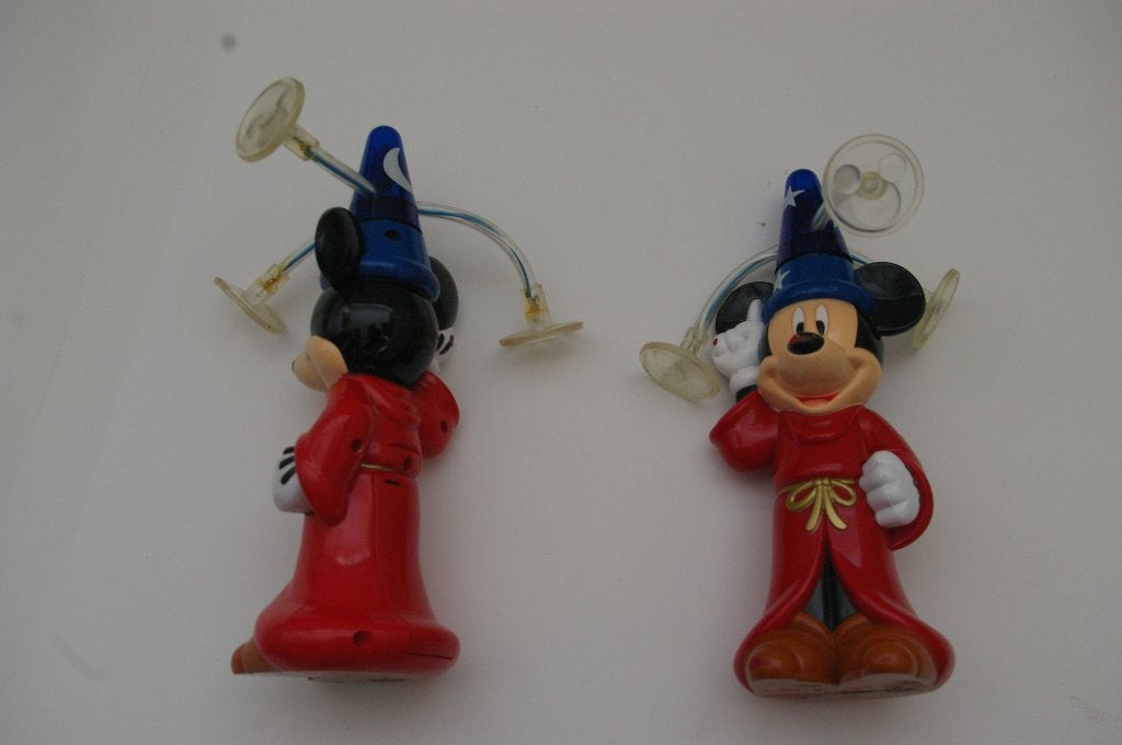 Acht Mickey mouse figuren,, Ophalen of Verzenden, Zo goed als nieuw