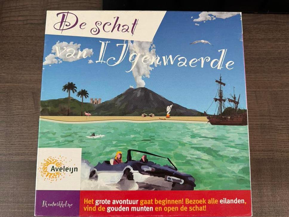 De Schat van IJgenwaerde - Avontuurlijk Bordspel, Drie of vier spelers, Ophalen of Verzenden, Zo goed als nieuw