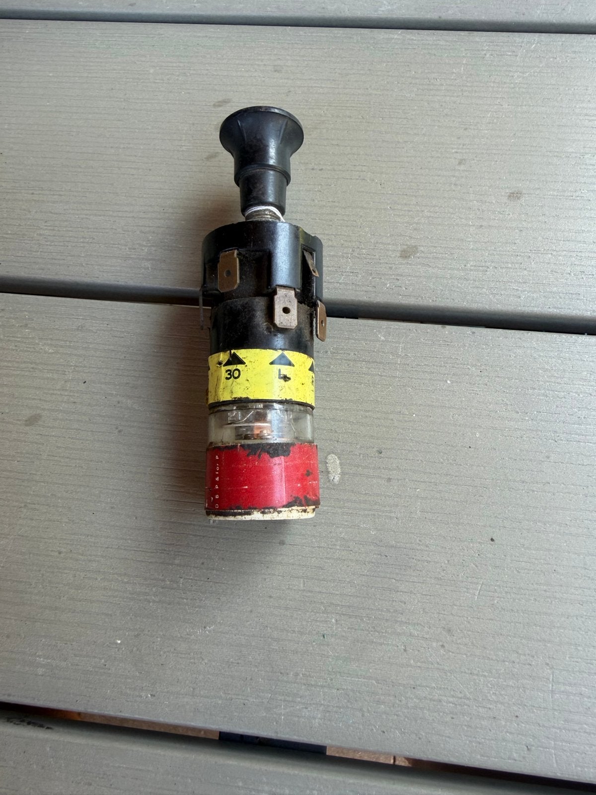 Vintage VDO Pneutron alarmlichtschakelaar klassieke auto, Ophalen of Verzenden, Gebruikt, Porsche