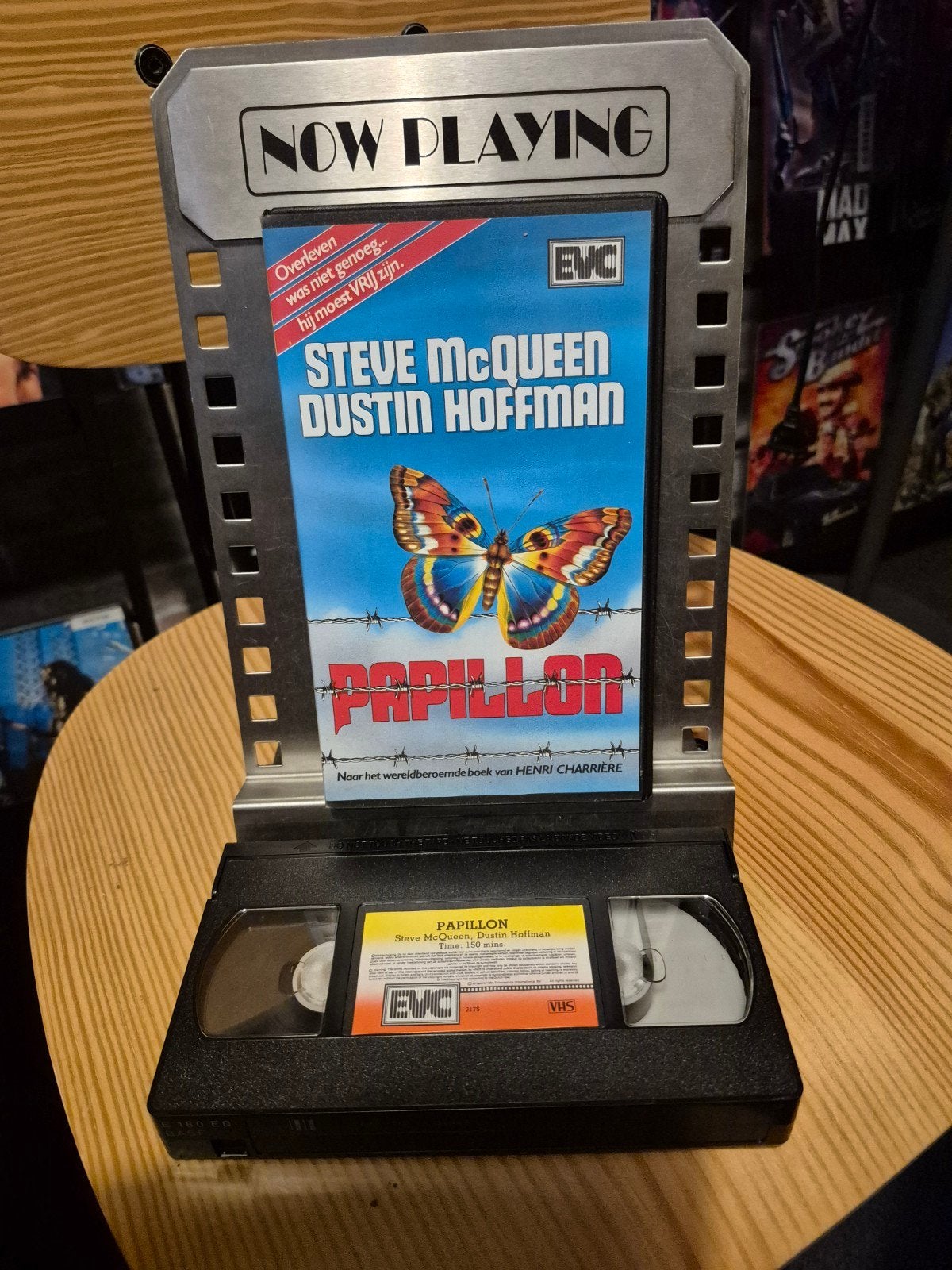 Papillon VHS - Nederlands ondertiteld, Cd's en Dvd's, VHS | Film, Vanaf 12 jaar, Ophalen of Verzenden, Gebruikt, Drama