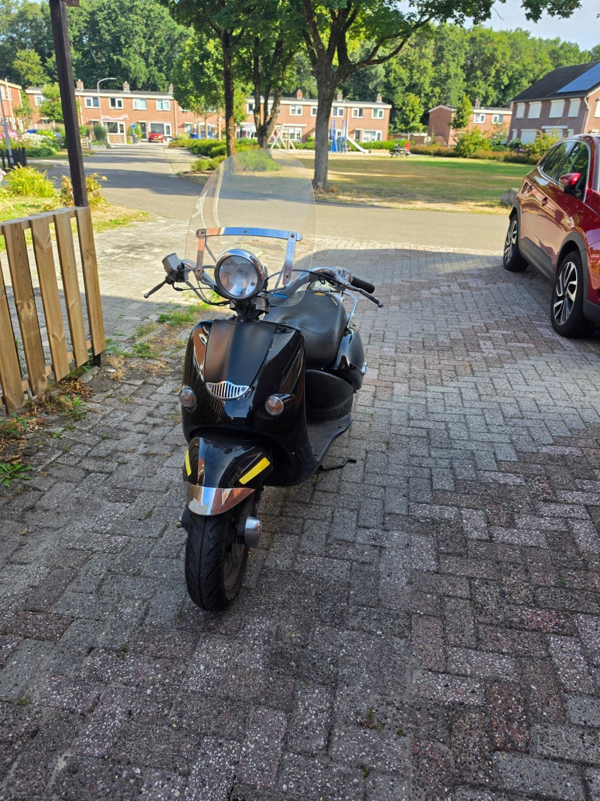 Aprilia Habana Custom Scooter - Zwart, Gebruikt, Fietsen en Brommers, Ophalen, Gebruikt, Maximaal 45 km/u, Mojito of Habana