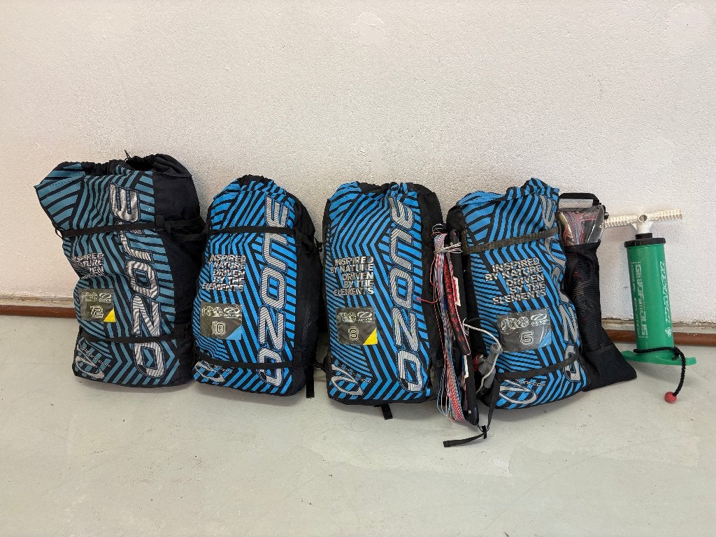 kite Tk ozone reo kites, compleet , ophalen., Ophalen, Gebruikt, 16 m² of meer, Kitesurf-set