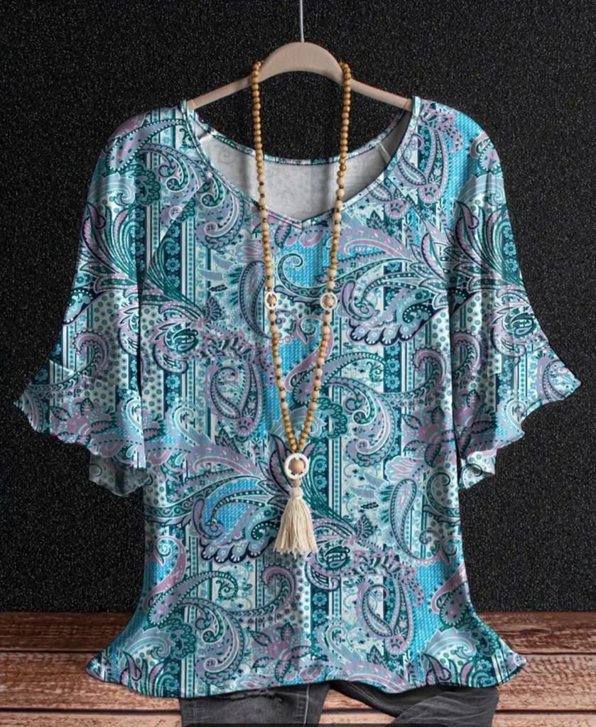 Nieuw Tuniek Paisley print  xl/ xxl, Kleding | Dames, Blouses en Tunieken, Ophalen of Verzenden, Nieuw, Maat 46/48 (XL) of groter