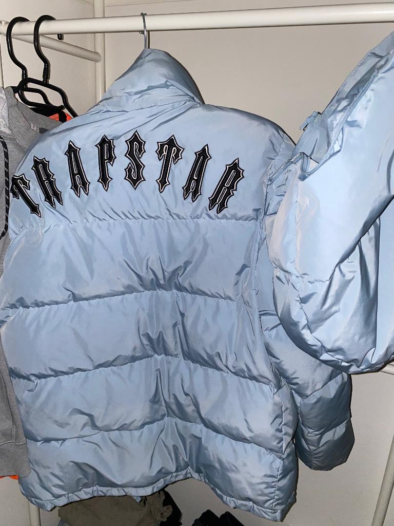 Trapstar jas blauw maat M, Ophalen of Verzenden, Zo goed als nieuw, Maat 48/50 (M), Blauw