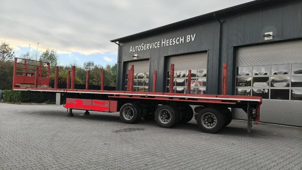 Nooteboom OVB-55-03V -- SCHUIF TRAILER -- 3 ASSEN GESTUURD -, Auto's, Overige brandstoffen, Bedrijf, Aanhangers en Opleggers, Te koop