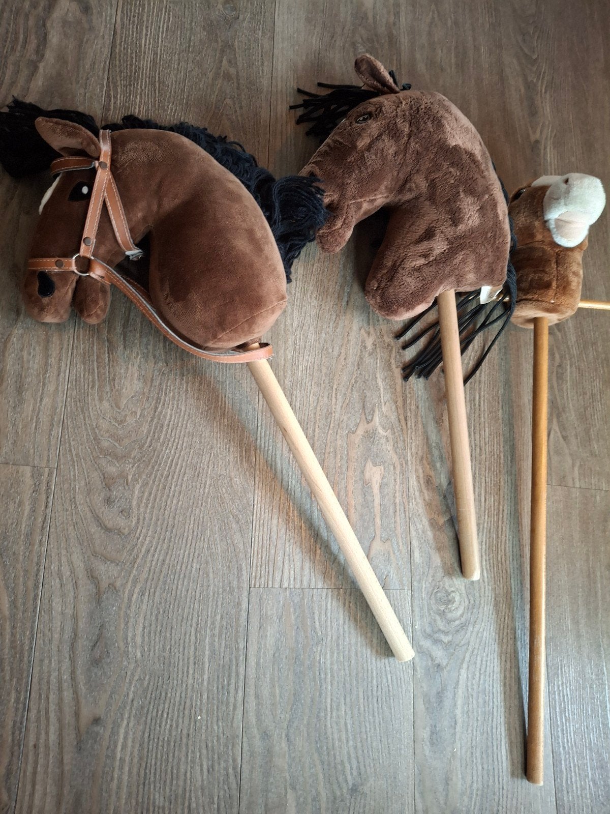 3 x stokpaard hobbyhorses te koop, Ophalen