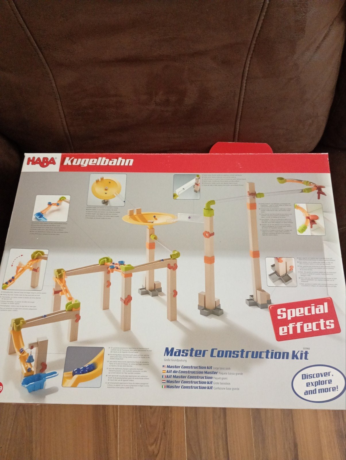 Haba Knikkerbaan, Kugelbahn, Master Construction kit, Ophalen, Zo goed als nieuw