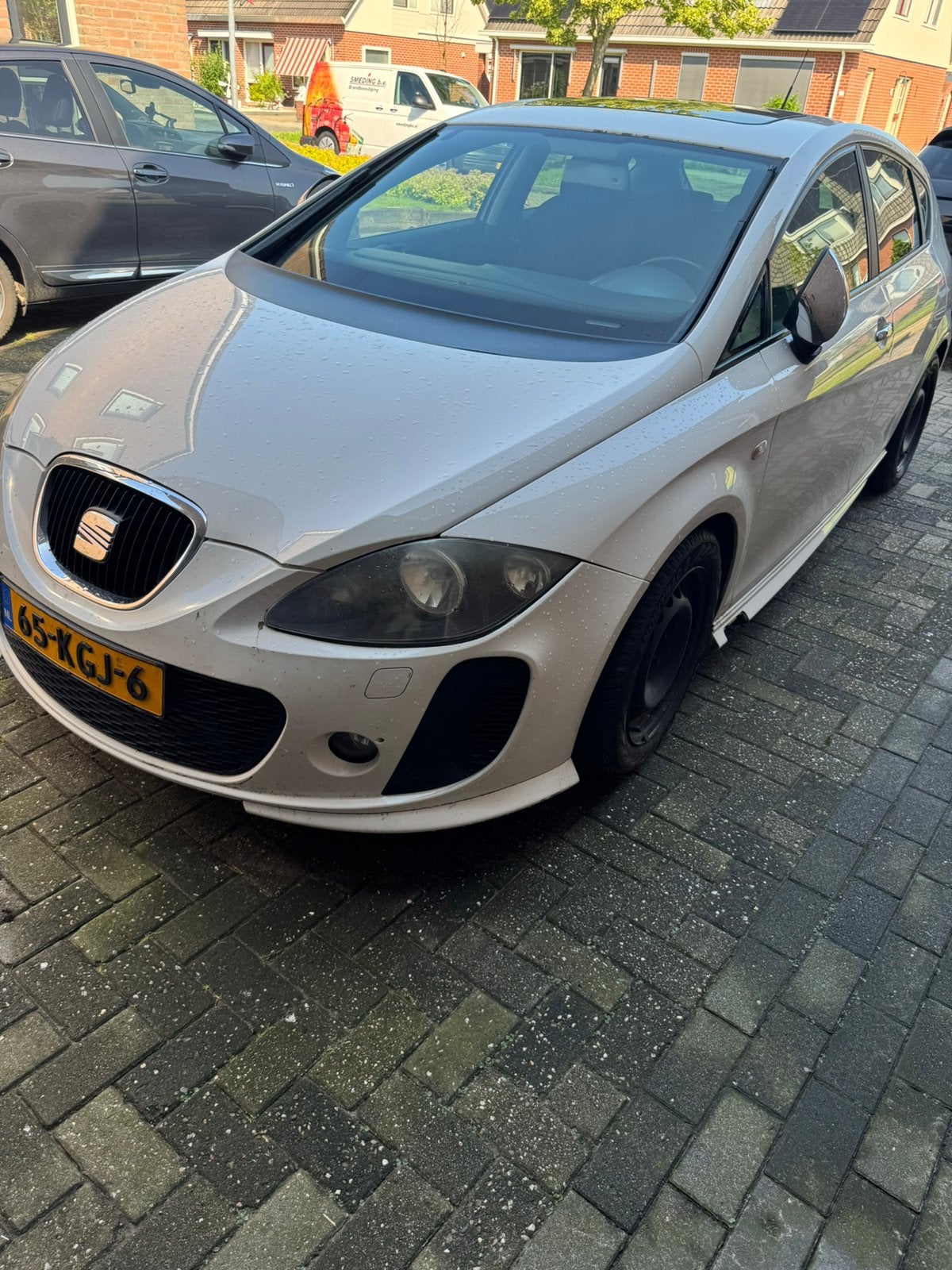 Seat Leon 1.8 TSI (bak stuk), Auto's, 4 cilinders, Wit, Origineel Nederlands, Particulier