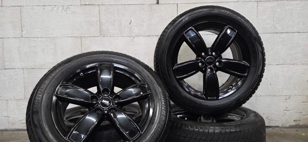17" Mini Countryman F60 531 orig velgen zomer winterbanden, Gebruikt, Banden en Velgen, 17 inch, Ophalen of Verzenden