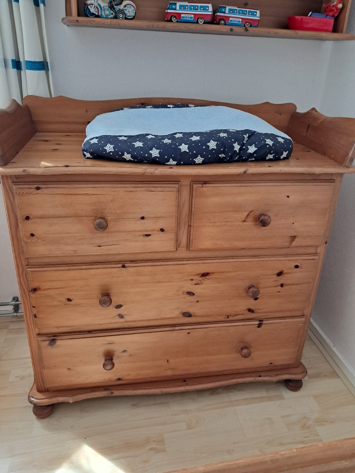 Complete babykamer: ledikant, commode en console, Kinderen en Baby's, Kinderkamer | Complete kinderkamers, Ophalen, Gebruikt, Jongetje of Meisje