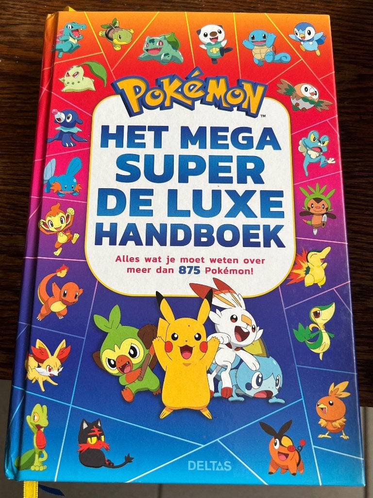 Pokémon Het Mega Super De Luxe Handboek, Ophalen of Verzenden, Zo goed als nieuw, Boek of Catalogus
