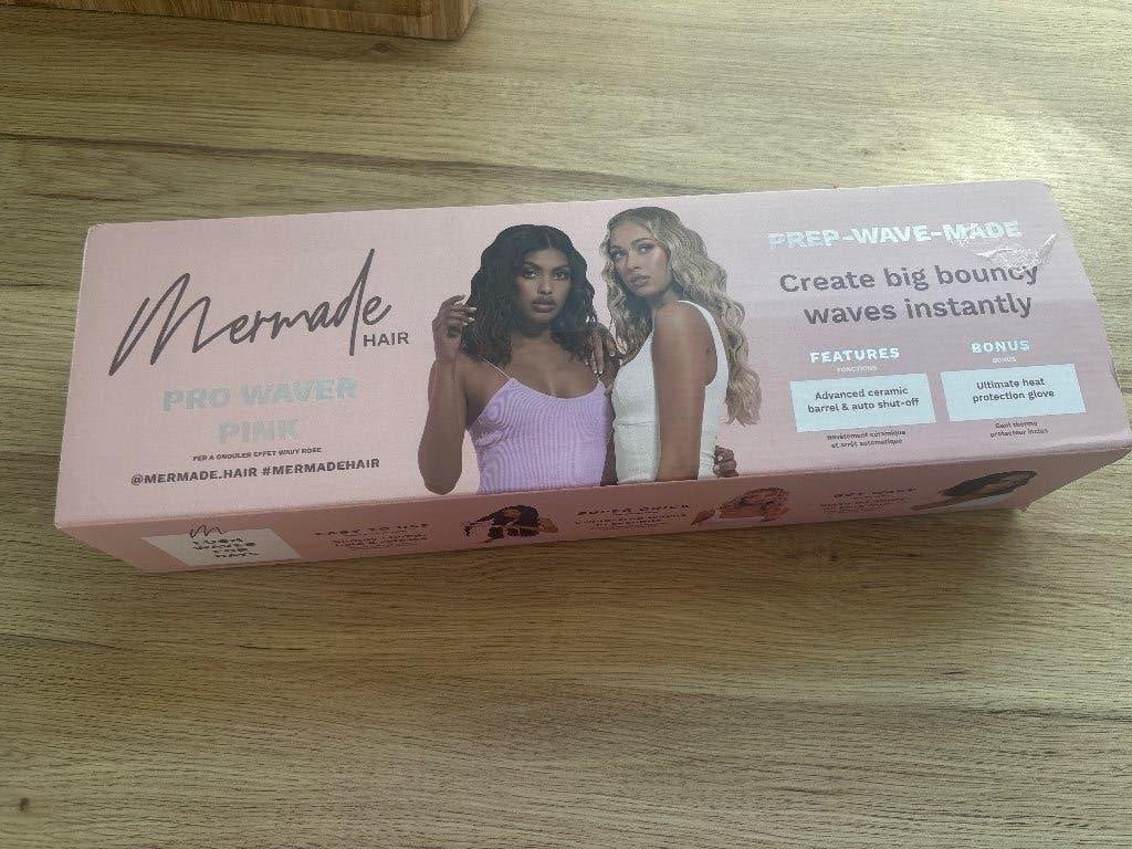 Mermade hair pro Waver pink, Ophalen of Verzenden, Zo goed als nieuw, Krultang of Stijltang