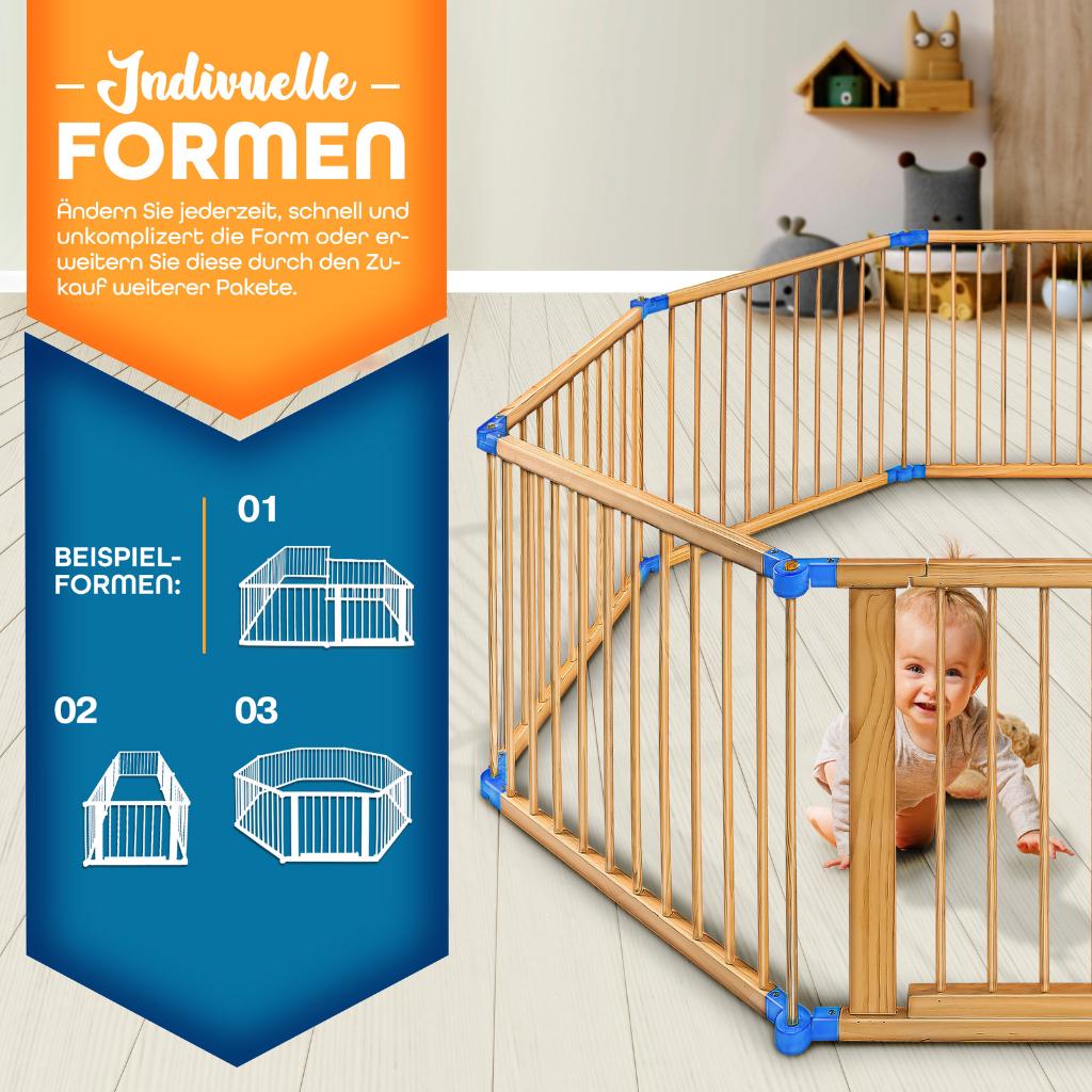 Box grondbox afscherming veiligheidshek hout GRATIS BEZORGD!, Kinderen en Baby's, Boxen, Verzenden, P. Venemakade 163c, 9605 PN Kiel-Windeweer