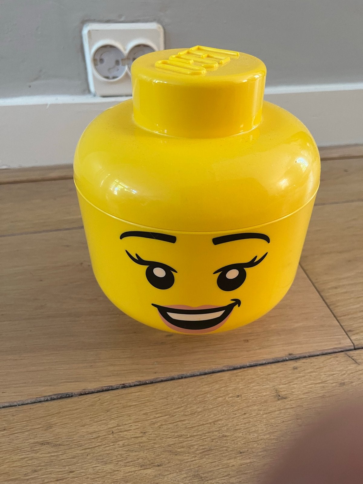 LEGO Opbergdoos Hoofd, Kinderen en Baby's, Speelgoed | Duplo en Lego, Ophalen, Zo goed als nieuw, Overige typen, Lego