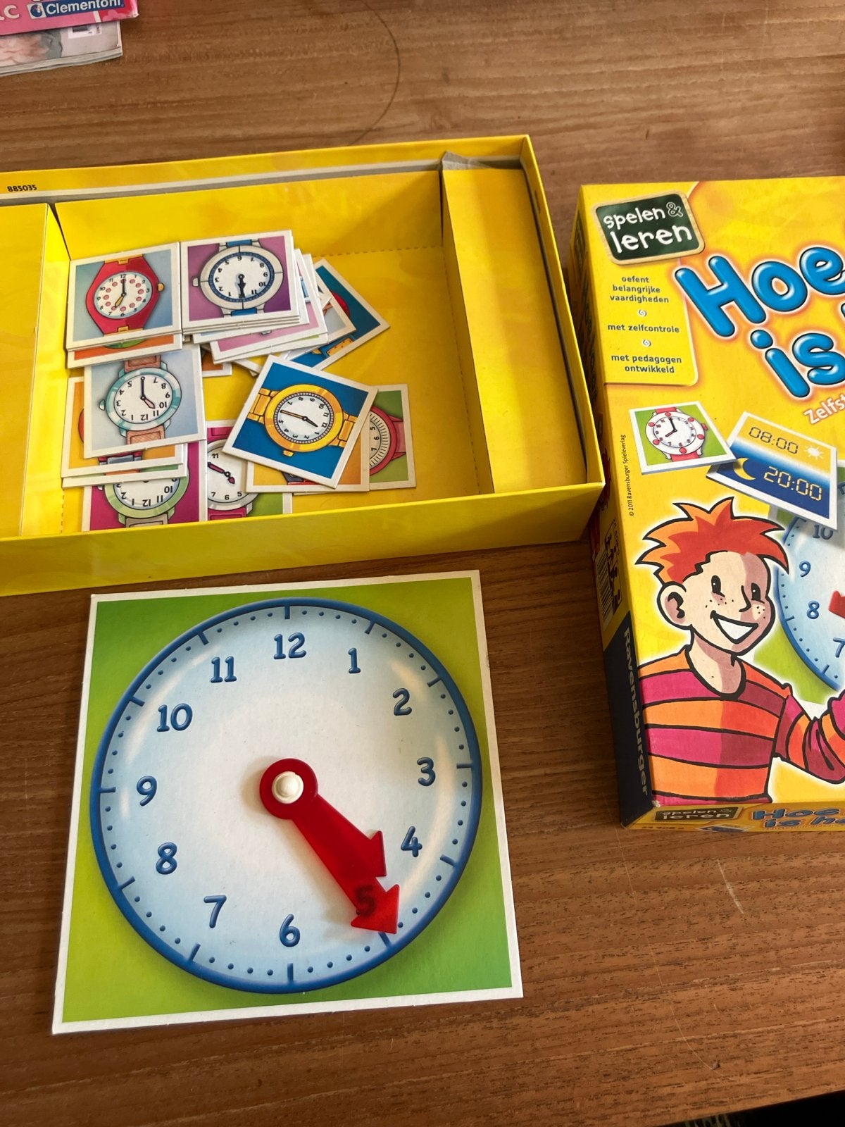 Ravensburger Hoe laat is het? Spel & Leren klokkijken, Ophalen, Zo goed als nieuw, Ontdekken