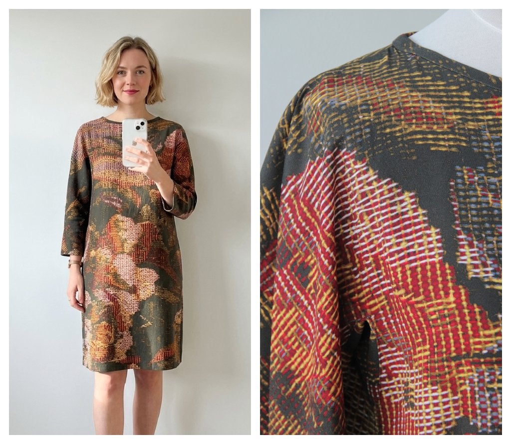Vanilia - NIEUW / prachtige jurk met print / groen / maat 36, Verzenden, Vanilia, Nieuw, Maat 36 (S)