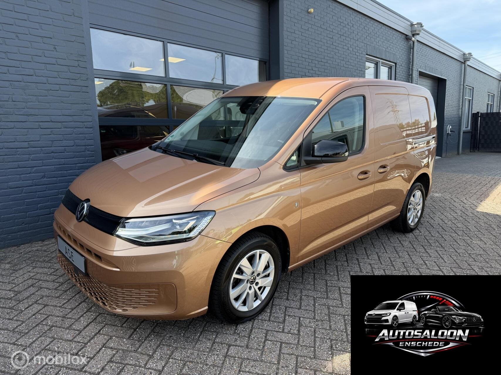 Volkswagen Caddy Cargo 2.0 TDI DSG 12-2021 71.000 km Airco, Gebruikt, Bruin, Volkswagen, 122 pk