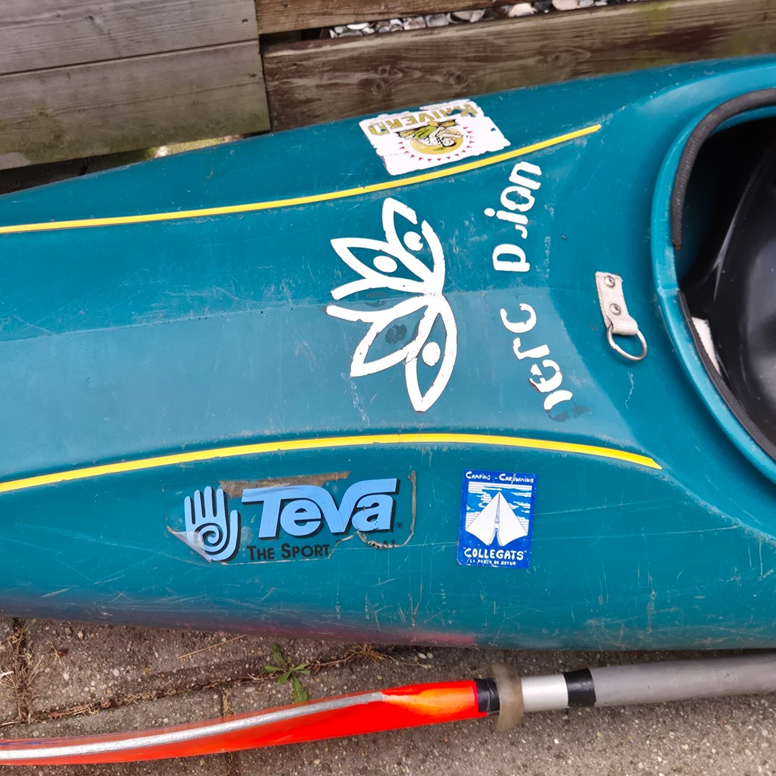 te koop 1 persoons kayak., Ophalen, Gebruikt, Eén persoon, Kajak