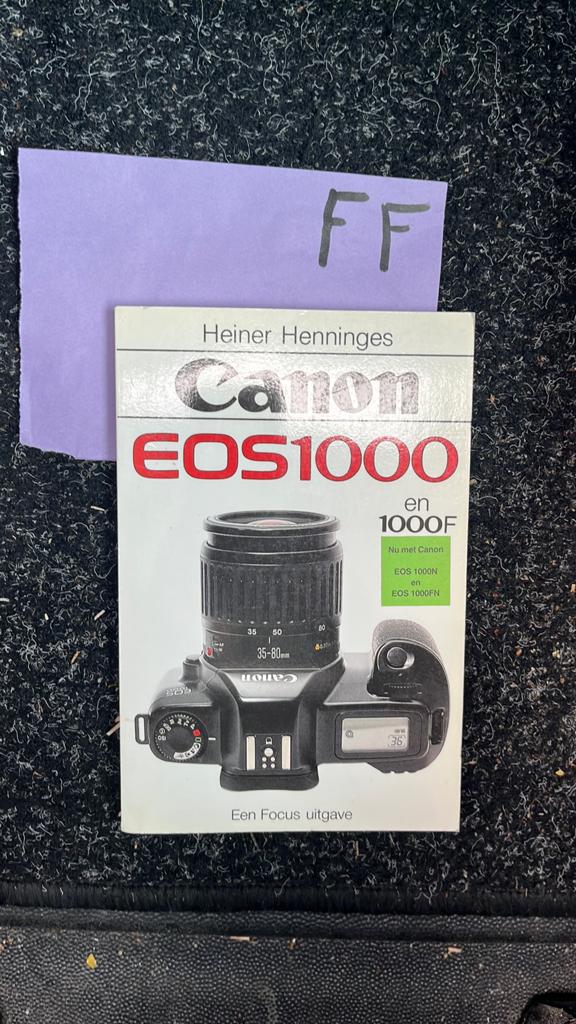 Canon EOS 1000/1000F Boek - Heiner Henninges, Ophalen of Verzenden, Zo goed als nieuw, Camera's