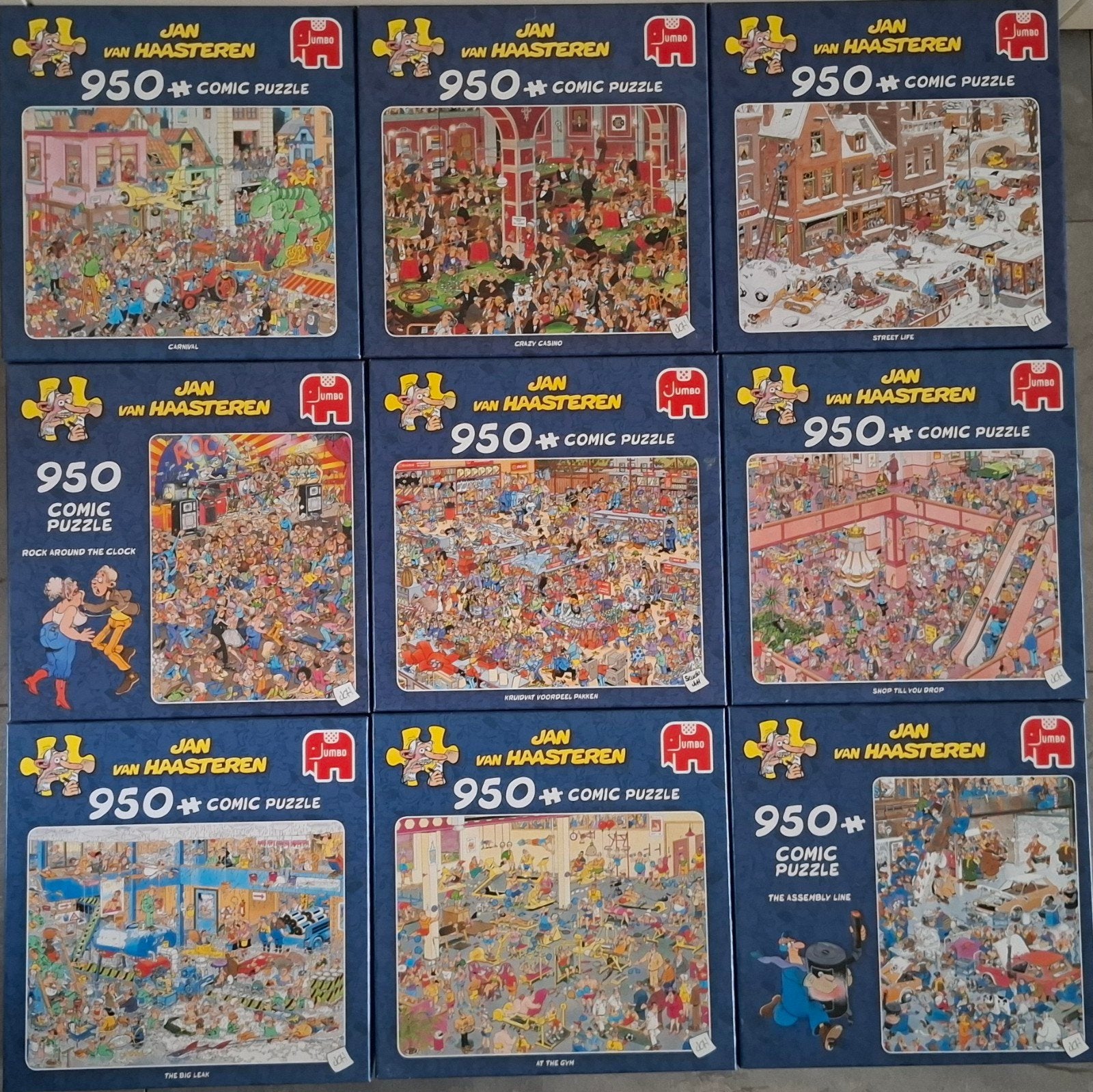 jan van haasteren puzzels, Ophalen of Verzenden, 500 t/m 1500 stukjes, Zo goed als nieuw, Legpuzzel