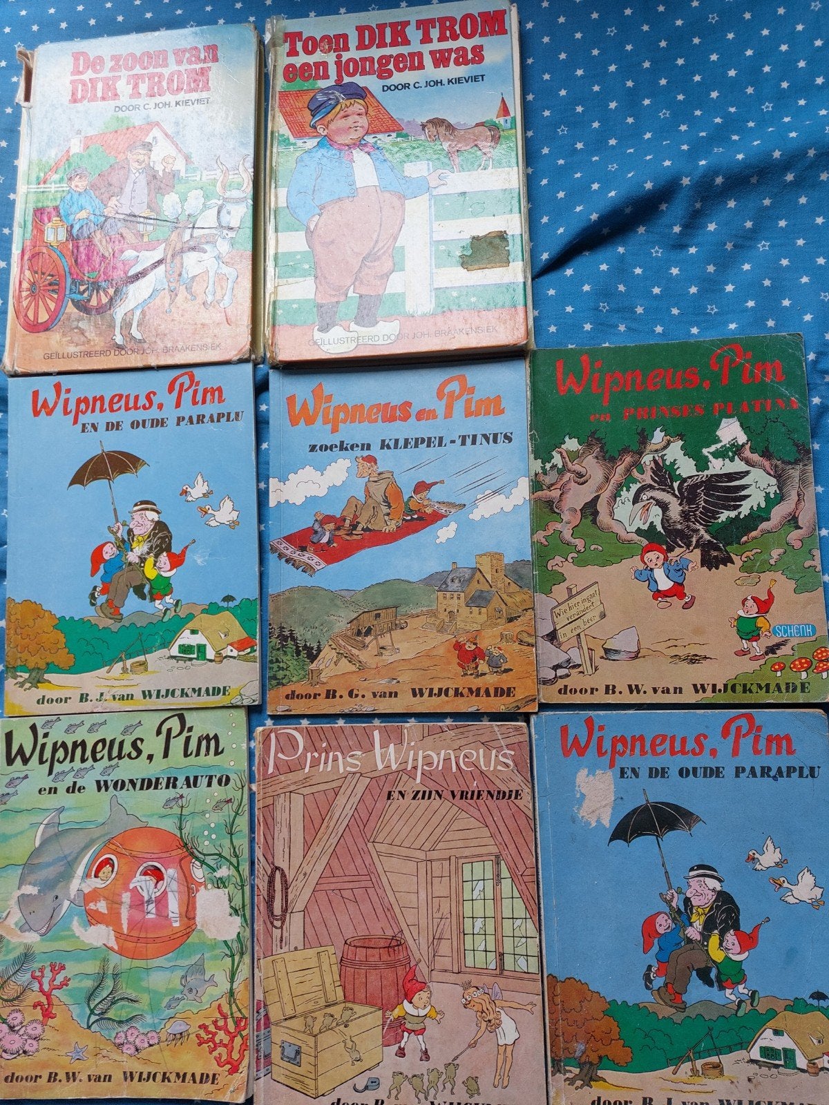 Oude boeken van Dik Trom en Wipneus en Pim, Ophalen of Verzenden