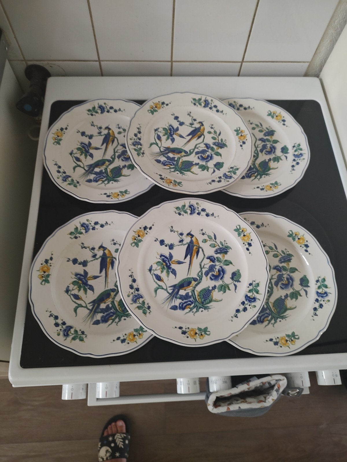 Villeroy & Boch Phoenix Blauw borden - 6 stuks, Ophalen of Verzenden