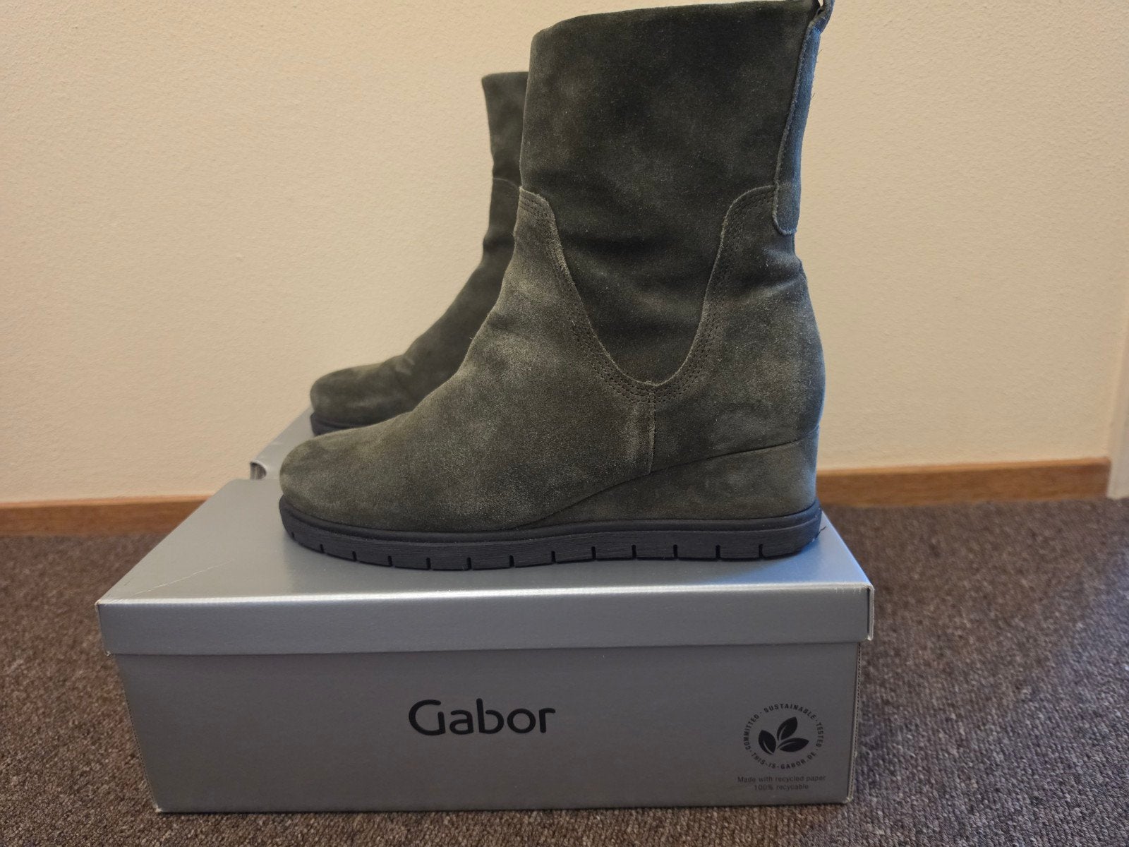 Gabor Comfort enkellaarzen met wechselfussbet, Gabor Comfort, Lage of Enkellaarzen, Ophalen of Verzenden, Zo goed als nieuw