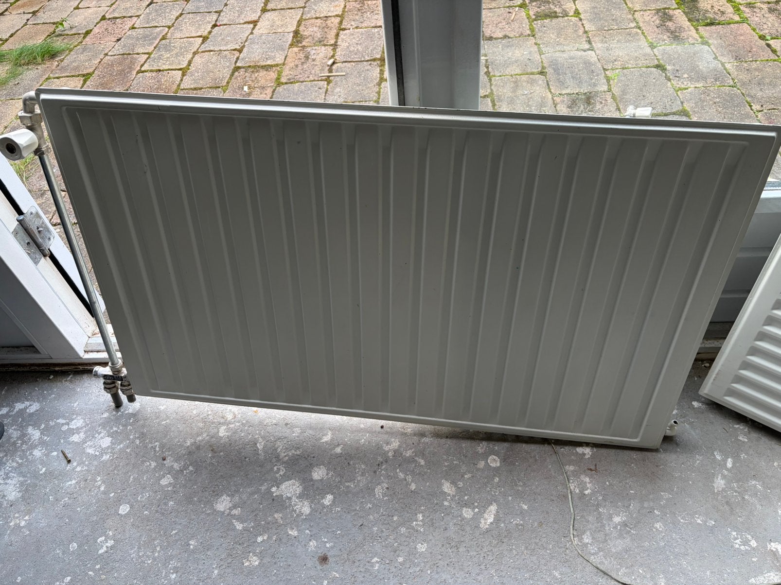 Radiator gebruikt 1 meter breed, Ophalen
