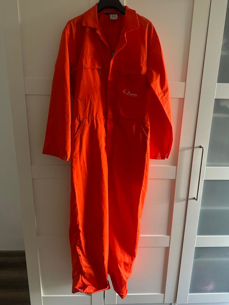 Oranje overall, Kleding | Heren, Ophalen of Verzenden, Zo goed als nieuw, Maat 52/54 (L)