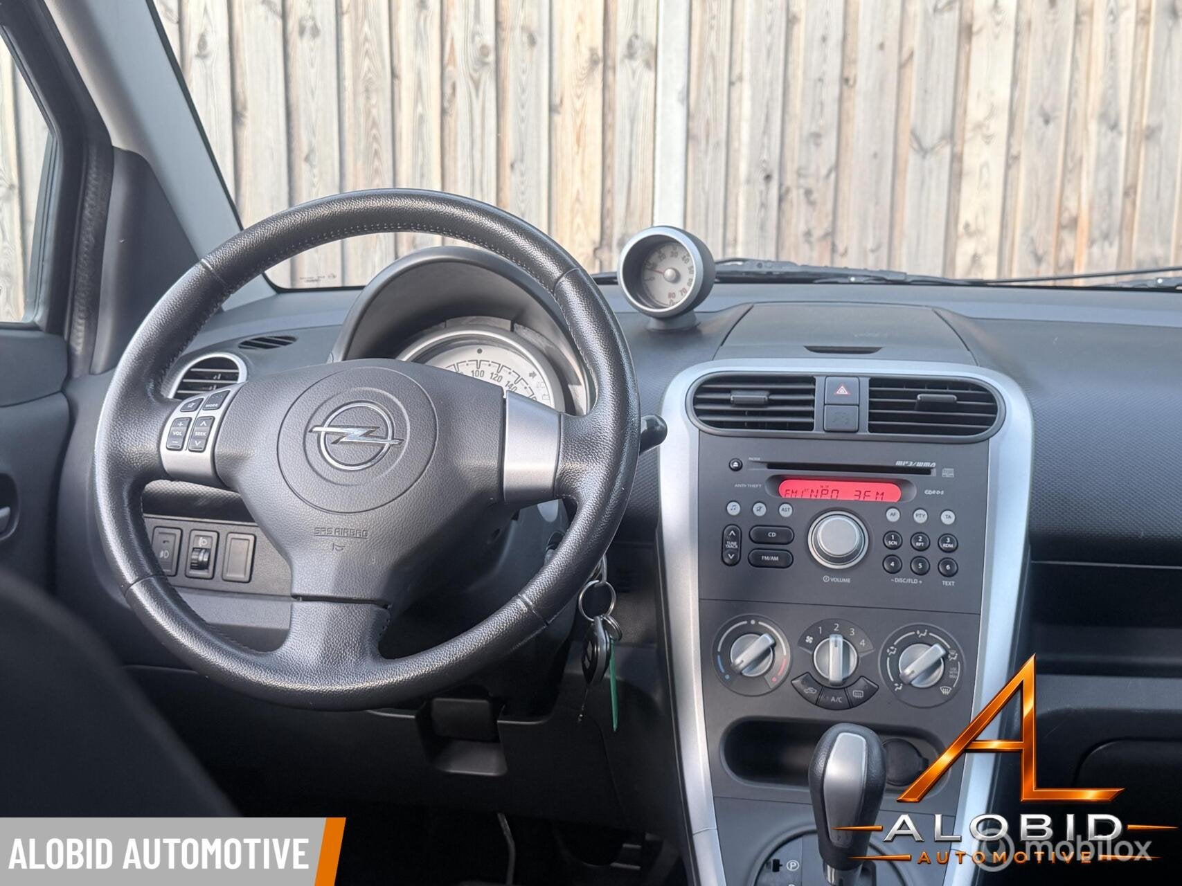 Opel Agila 1.2 Edition Automaat Airco 2de eigenaar Apk Nap, Auto's, Voorwielaandrijving, 86 pk, 4 cilinders, Verwarmde buitenspiegels