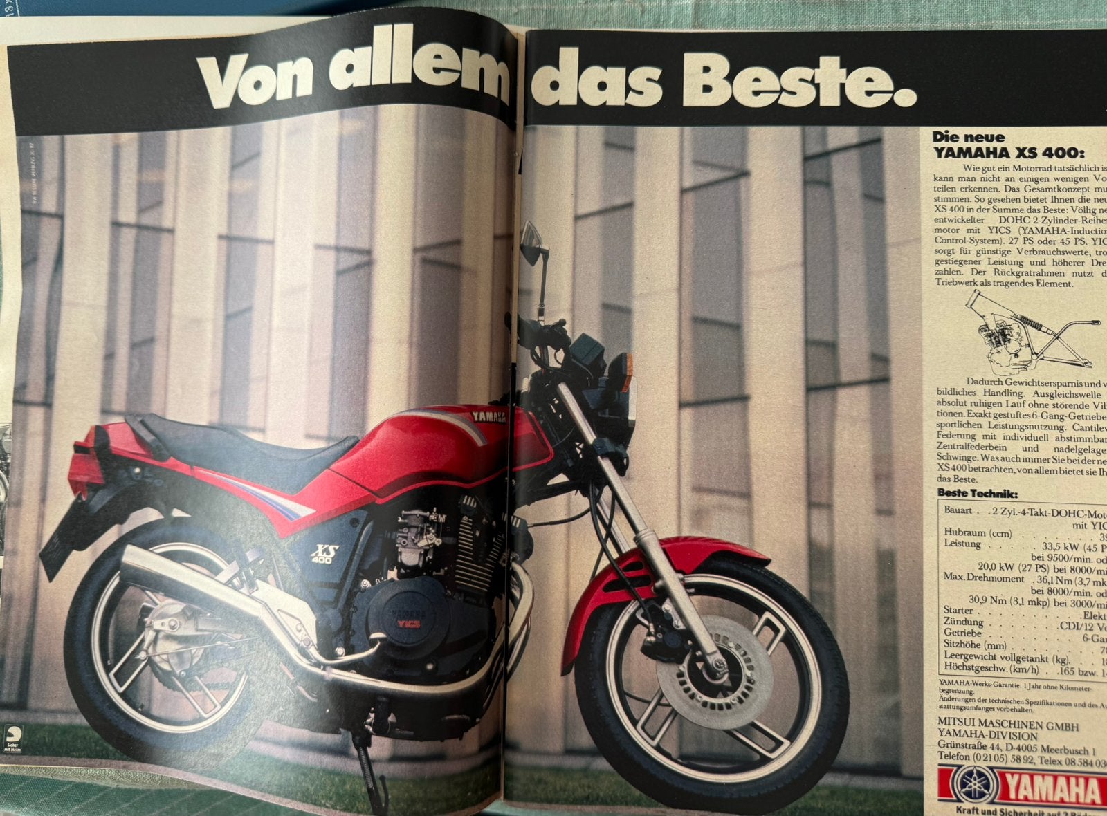 Advertentie 1982 Yamaha XS400, Verzenden, Zo goed als nieuw, Motoren
