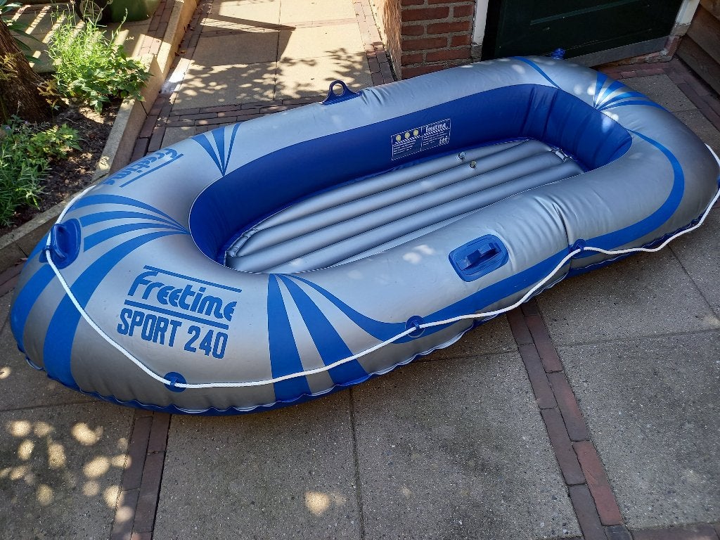 opblaasbare boot Freetime tot 130 kg, Watersport en Boten, Kano's, Ophalen, Gebruikt, Overige typen, Opblaasbaar