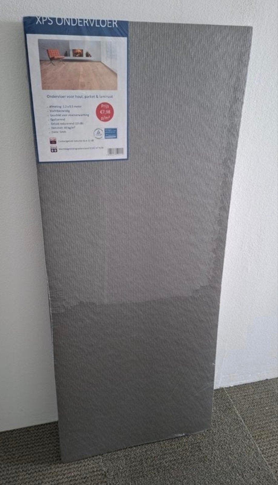 Ondervloer platen TÜV 10dB (geschikt voor appartement) 90m², Ophalen, 75 m² of meer, Overige typen, Nieuw